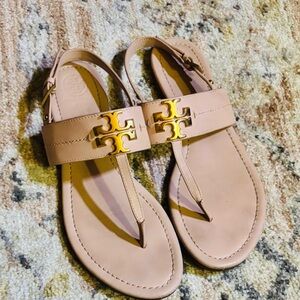 Tory Burch Pink Everly Sandals